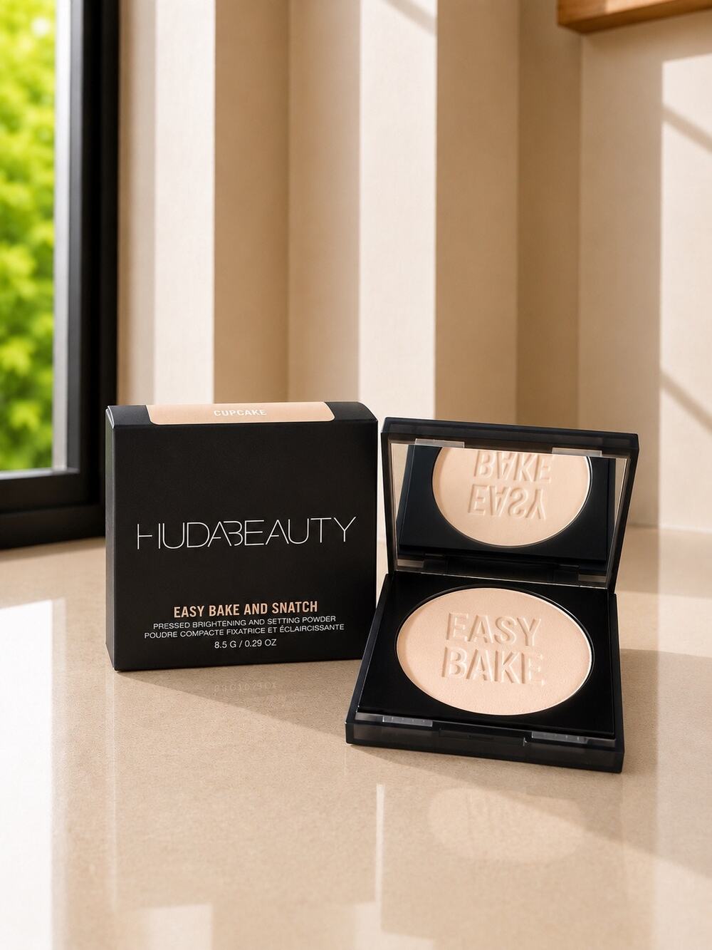 $36 Huda Beauty Easy Bake & Snatch Pressed Powder Cupcake 8.5